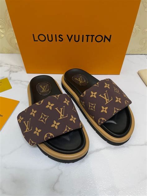 louis vuitton beige and tan leather handle price|louis vuitton slippers.